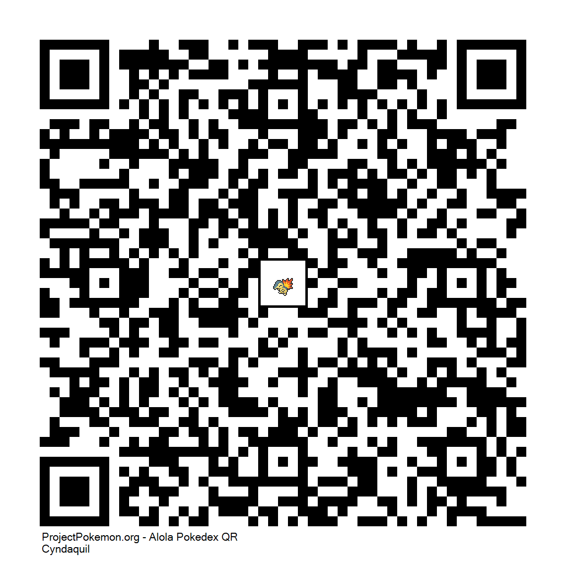 Cdigo QR de Cyndaquil